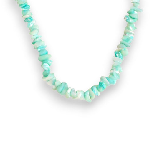 TURQUOISE SHELL NECKLACE - Aurelia