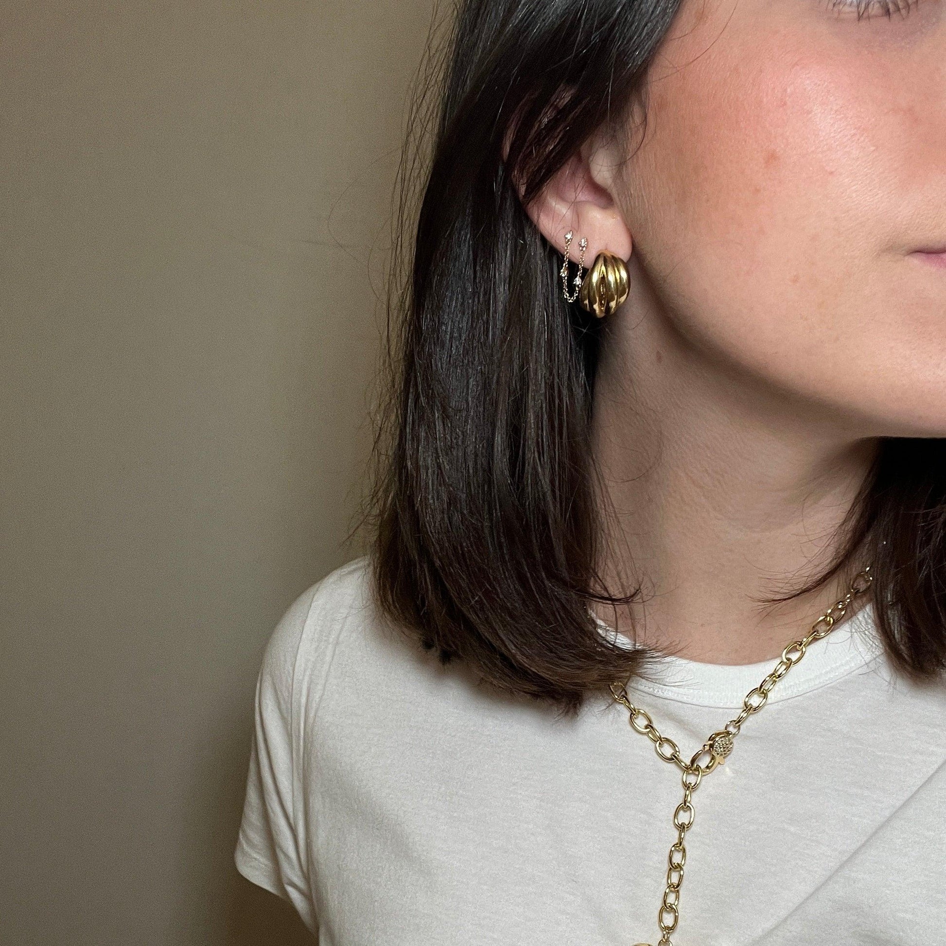 KNOT HOOP GOLD - Aurelia
