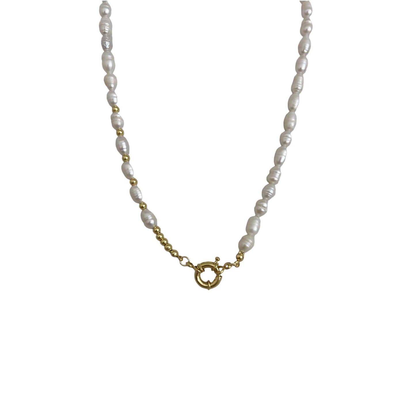 FRESHWATER PEARL TOGGLE NECKLACE - Aurelia