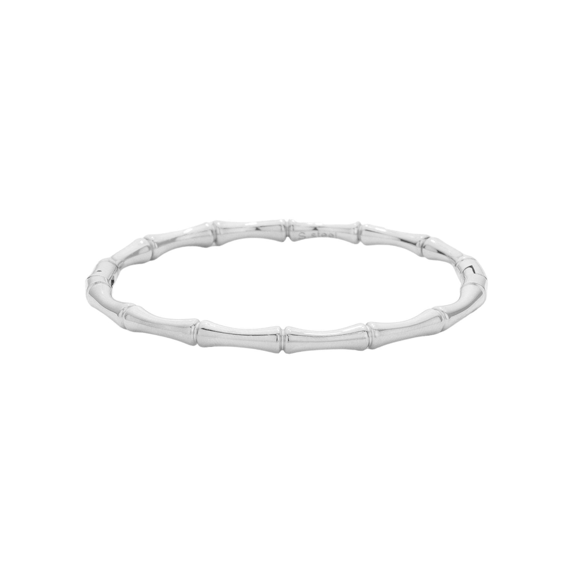 BAMBOO BANGLE SILVER - Aurelia