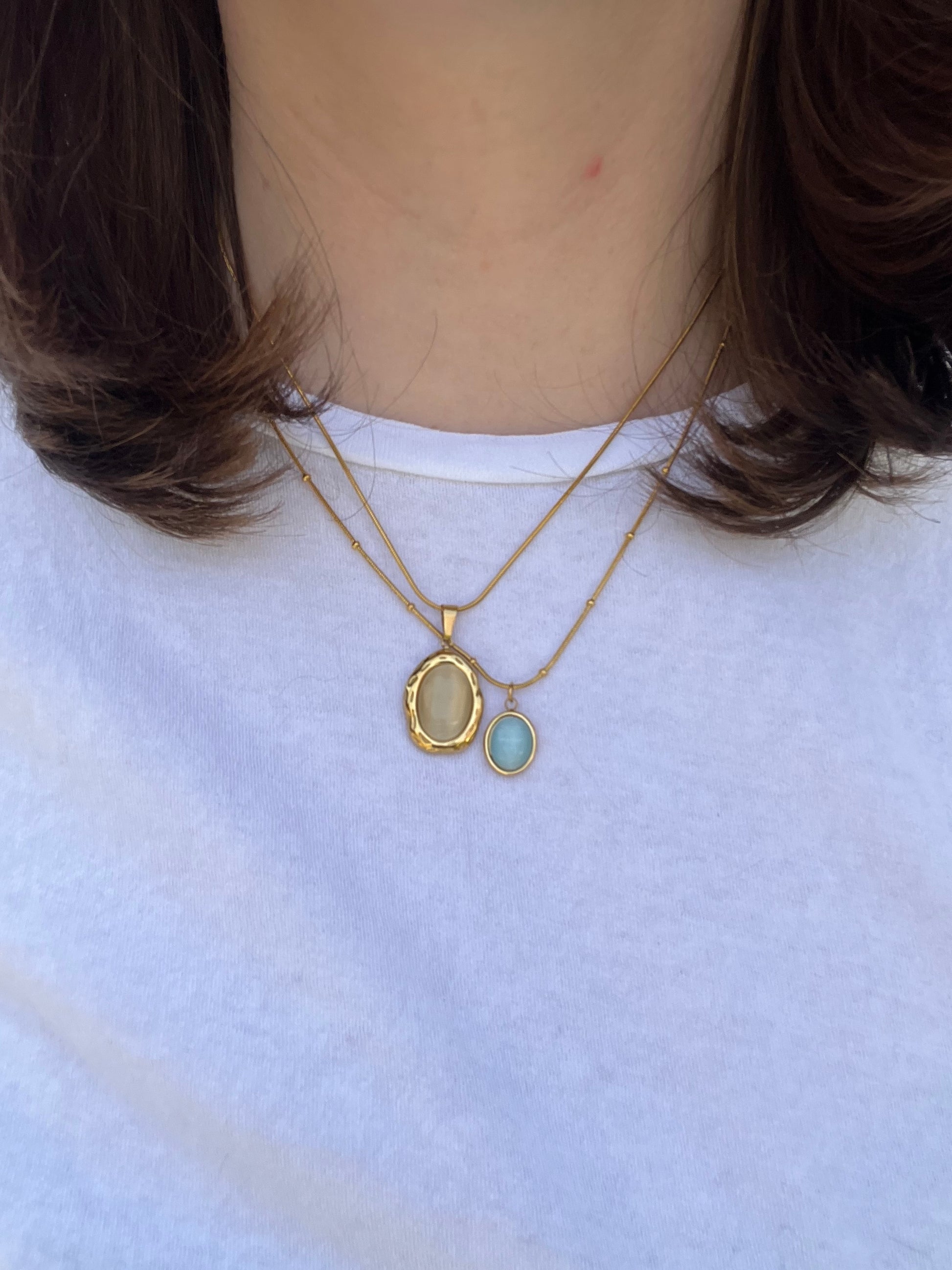 OPAL STONE NECKLACE - Aurelia