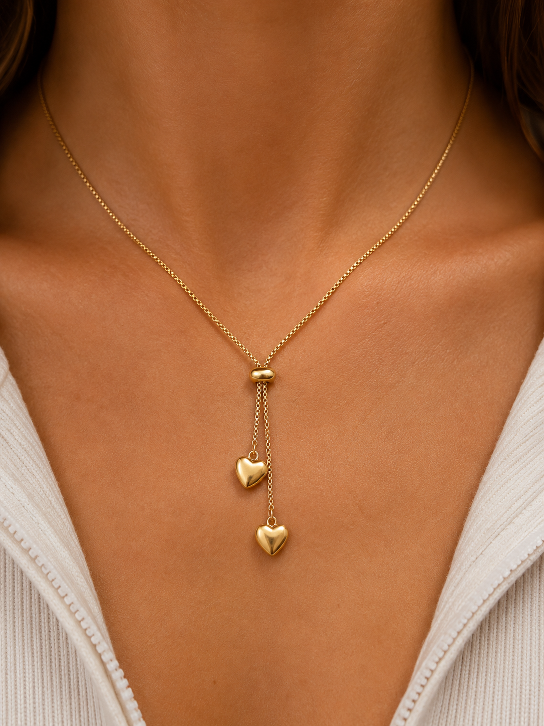 Double Heart Lariat