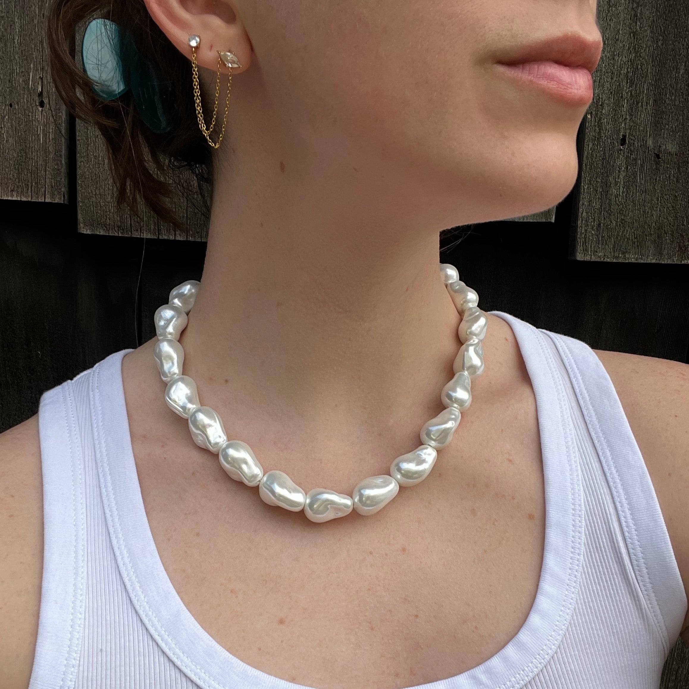 BAROQUE PEARL NECKLACE - Aurelia