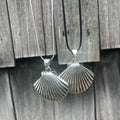 ANTIQUE SILVER SHELL NECKLACE