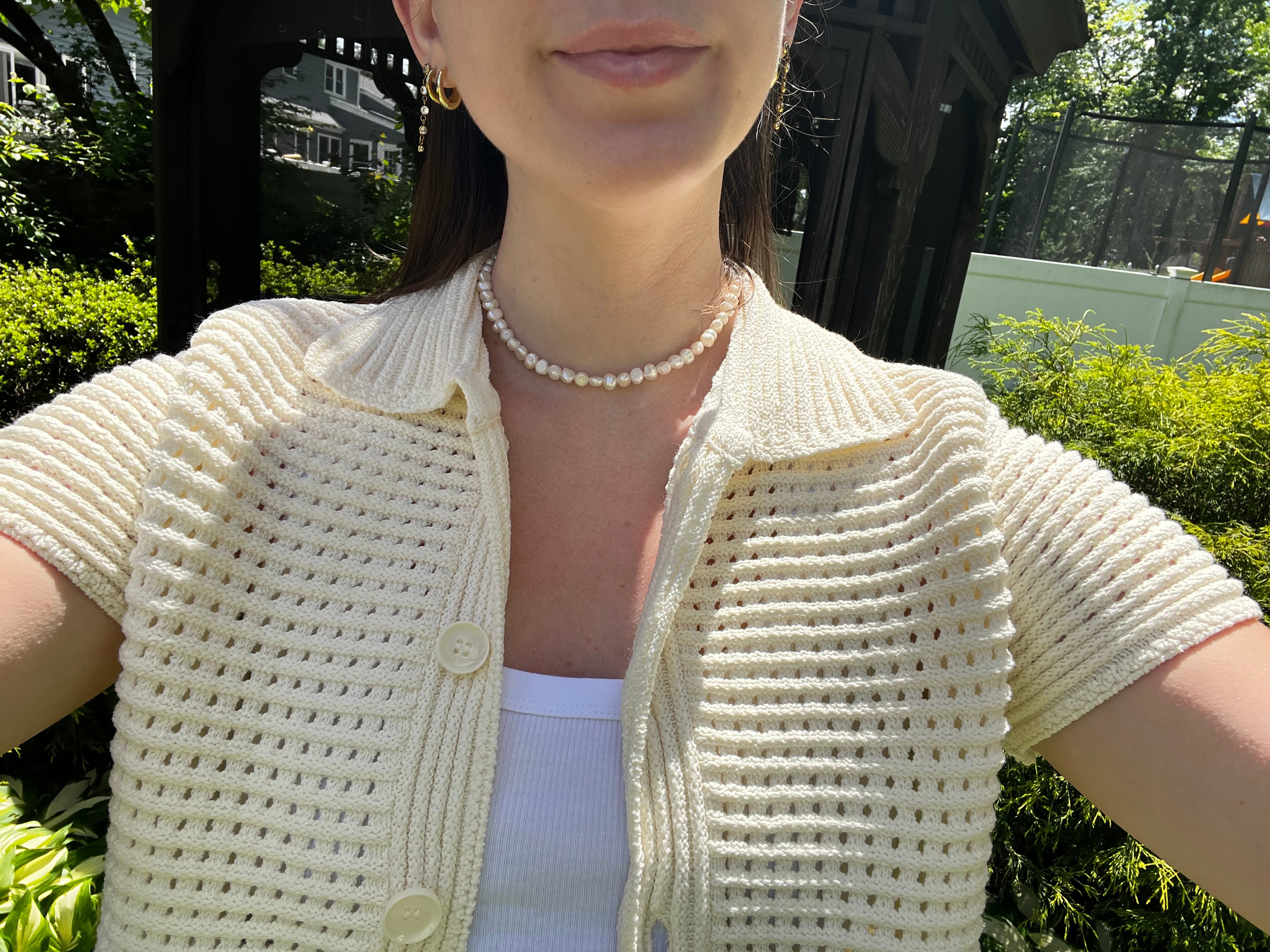 FRESHWATER ROUND PEARL NECKLACE - Aurelia