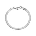 HERRINGBONE BRACELET SILVER - Aurelia