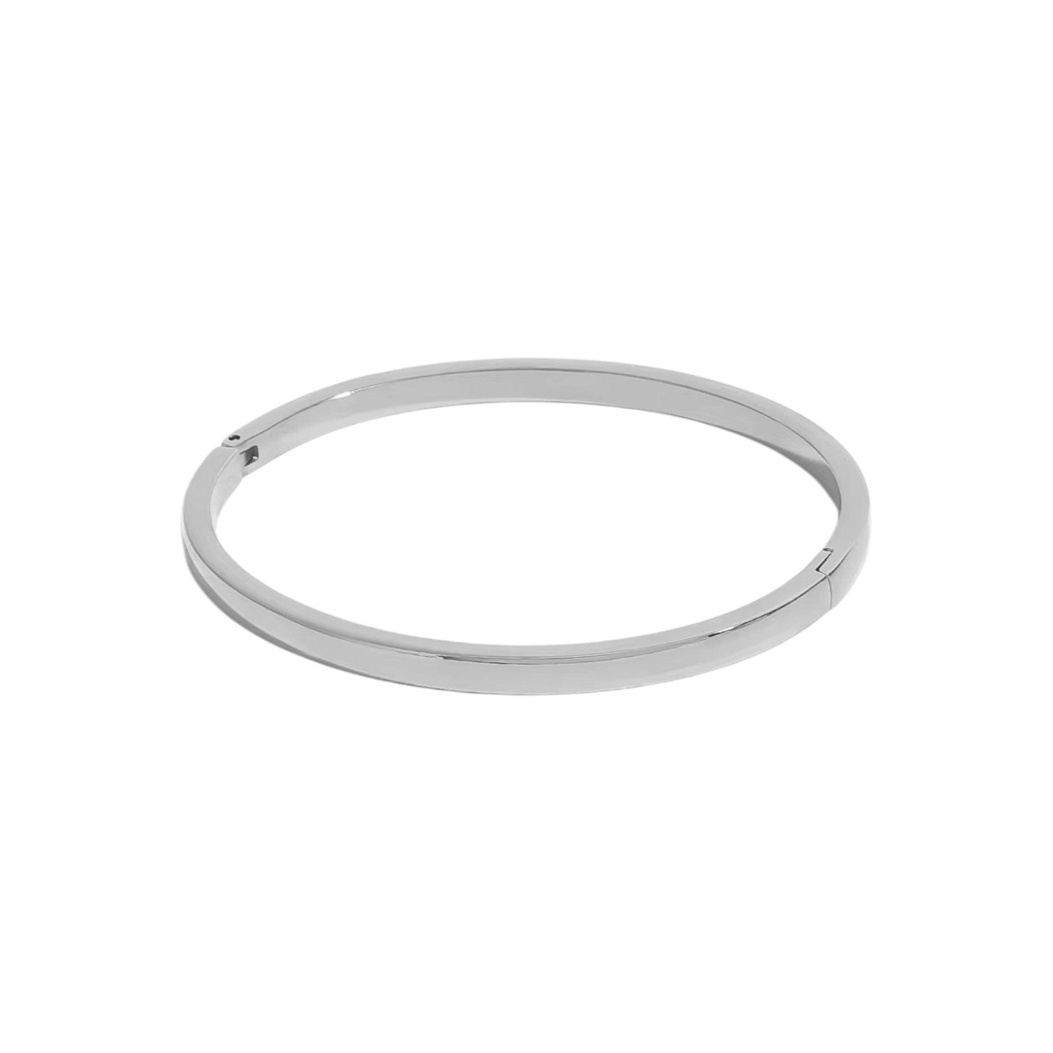 SOLID BANGLE SILVER - Aurelia
