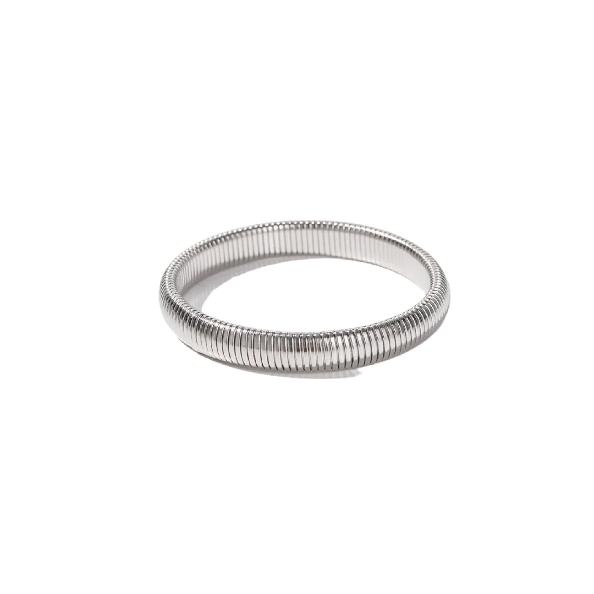 SNAKE CHAIN BANGLE SILVER - Aurelia